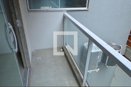 Varanda da Sala de apartamento à venda com 2 quartos, 66m² em Taquara, Rio de Janeiro