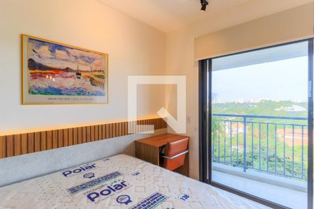 Sala/Quarto de apartamento para alugar com 1 quarto, 27m² em Santo Amaro, São Paulo