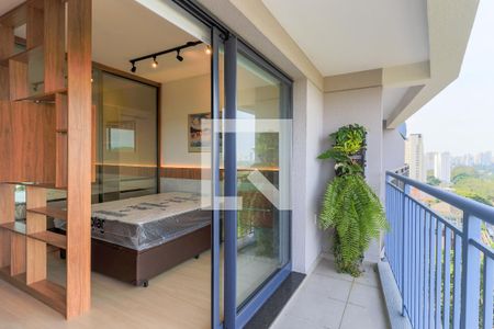 Apartamento para alugar com 27m², 1 quarto e sem vagaVaranda