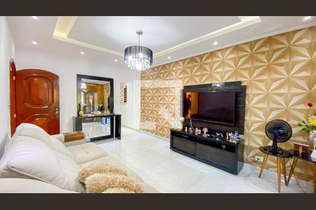 Sala  de casa para alugar com 3 quartos, 125m² em Jardim Las Vegas, Santo André