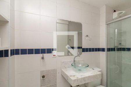 Banheiro de kitnet/studio à venda com 1 quarto, 31m² em Santa Ifigênia, São Paulo