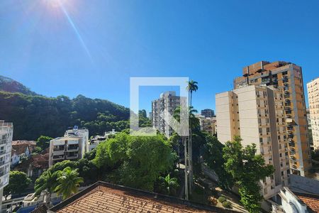 Vista da Sala de apartamento para alugar com 3 quartos, 134m² em Laranjeiras, Rio de Janeiro