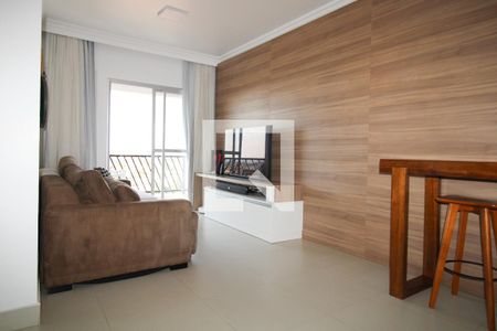 Sala de estar e jantar de apartamento à venda com 3 quartos, 106m² em Bonfim, Campinas