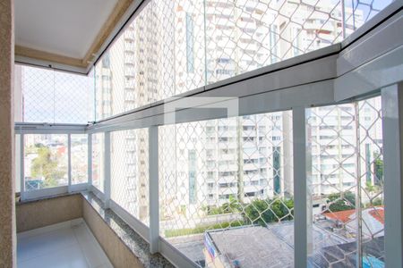 Varanda da sala e quarto 2 de apartamento para alugar com 2 quartos, 60m² em Casa Branca, Santo André