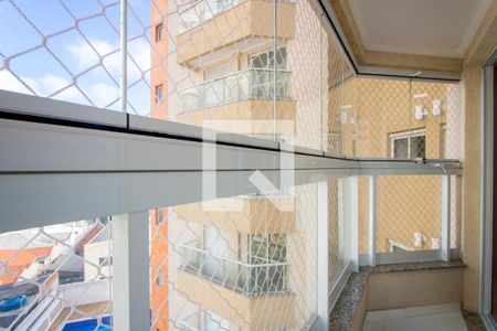 Varanda da sala e quarto 2 de apartamento para alugar com 2 quartos, 60m² em Casa Branca, Santo André