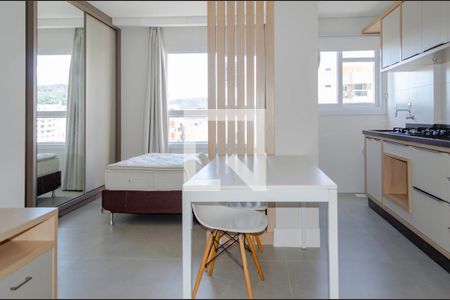 Sala de apartamento para alugar com 1 quarto, 30m² em Trindade, Florianópolis