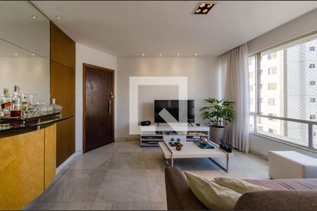 Sala de apartamento à venda com 3 quartos, 106m² em Buritis, Belo Horizonte