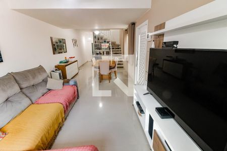 Sala de casa de condomínio à venda com 3 quartos, 150m² em Parque Monte Alegre, Taboão da Serra