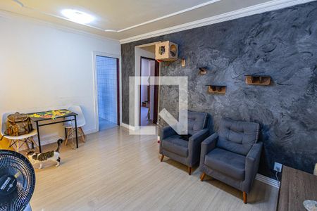 Sala de apartamento à venda com 2 quartos, 50m² em Santa Branca, Belo Horizonte