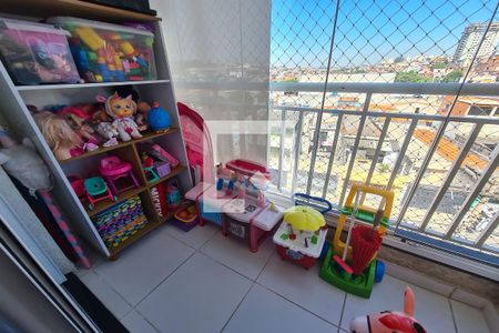 Varanda da Sala de apartamento à venda com 2 quartos, 50m² em Vila Antonieta, São Paulo