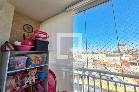 Varanda da Sala de apartamento à venda com 2 quartos, 50m² em Vila Antonieta, São Paulo