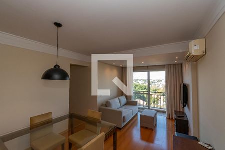 Sala de Estar/Jantar  de apartamento para alugar com 3 quartos, 74m² em Jardim das Paineiras, Campinas