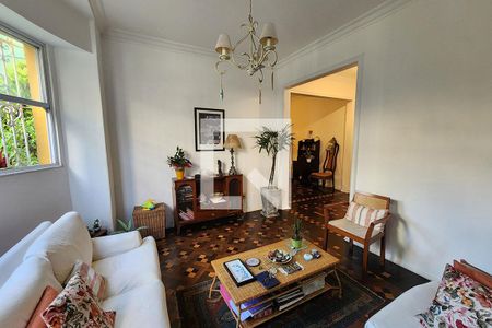 Sala  de apartamento à venda com 4 quartos, 300m² em Humaitá, Rio de Janeiro
