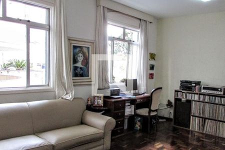 Sala de apartamento à venda com 4 quartos, 168m² em Santo Antônio, Belo Horizonte