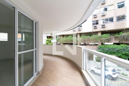 Varanda da suíte 1 de apartamento à venda com 4 quartos, 163m² em Lagoa, Rio de Janeiro