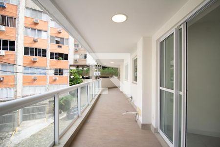 Varanda da sala  de apartamento à venda com 4 quartos, 163m² em Lagoa, Rio de Janeiro