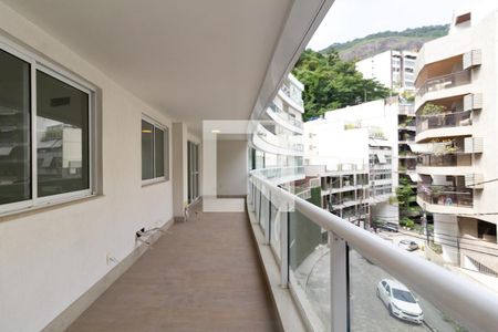 Detalhe da varanda da sala  de apartamento à venda com 4 quartos, 163m² em Lagoa, Rio de Janeiro