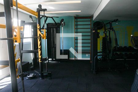 Área comum - Academia de apartamento para alugar com 1 quarto, 33m² em Brás, São Paulo