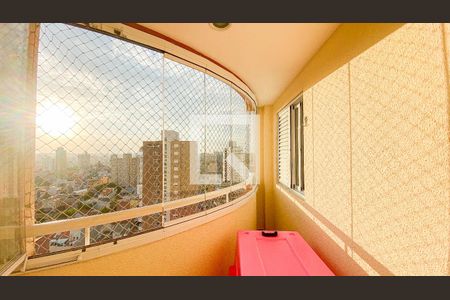 Varanda Sala - Sala de Jantar de apartamento à venda com 3 quartos, 88m² em Vila Valparaiso, Santo André