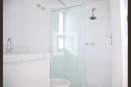 Banheiro de apartamento para alugar com 1 quarto, 49m² em Santa Cecília, Paulínia
