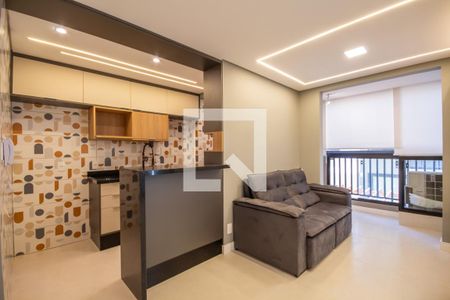 Sala de apartamento para alugar com 2 quartos, 48m² em Industrial Centro, Osasco