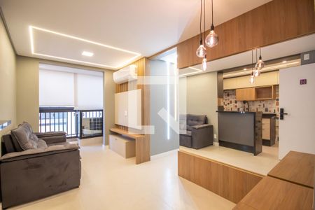 Sala de apartamento à venda com 2 quartos, 48m² em Industrial Centro, Osasco
