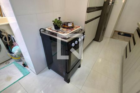 Cozinha de apartamento para alugar com 1 quarto, 48m² em Canto do Forte, Praia Grande