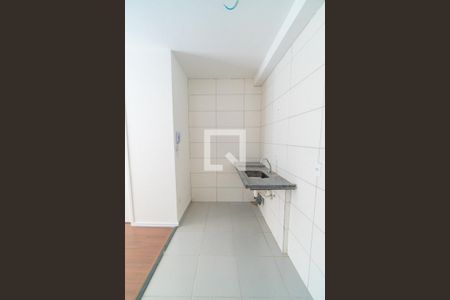 Sala/Cozinha de apartamento à venda com 1 quarto, 45m² em Vila Campestre, São Paulo