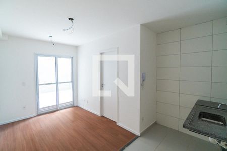 Sala/Cozinha de apartamento à venda com 1 quarto, 46m² em Vila Campestre, São Paulo