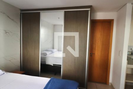 Quarto - Armários de kitnet/studio para alugar com 1 quarto, 38m² em Jardim Goiás, Goiânia