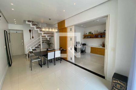 Sala de apartamento à venda com 3 quartos, 160m² em Humaitá, Rio de Janeiro