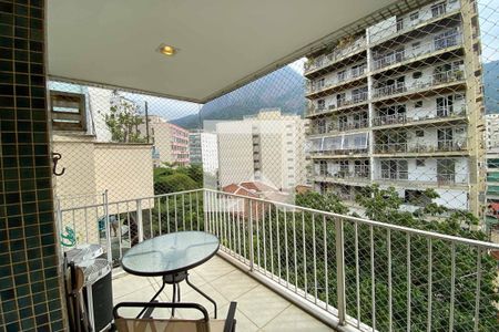 Varanda de apartamento à venda com 3 quartos, 160m² em Humaitá, Rio de Janeiro