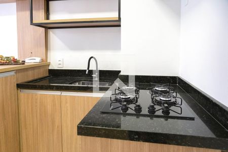 Cozinha e Sala de apartamento para alugar com 1 quarto, 28m² em Vila das Bandeiras, Guarulhos