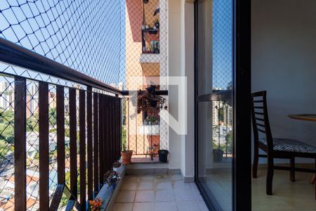 Varanda da Sala de apartamento para alugar com 3 quartos, 77m² em Jardim Caboré, São Paulo