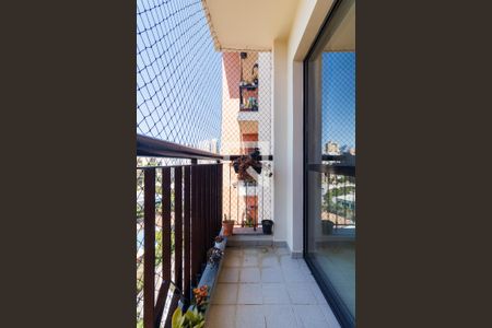 Varanda da Sala de apartamento para alugar com 3 quartos, 77m² em Jardim Caboré, São Paulo
