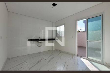 Sala de apartamento à venda com 2 quartos, 44m² em Jardim Utinga, Santo André