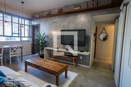 Sala de apartamento à venda com 3 quartos, 100m² em Humaitá, Rio de Janeiro