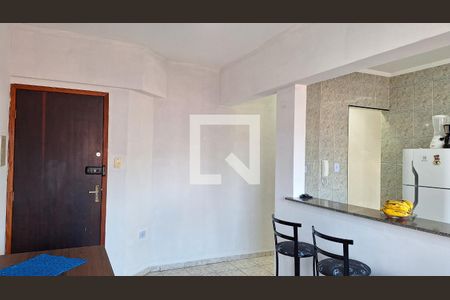 Sala de apartamento para alugar com 1 quarto, 50m² em Cidade Ocian, Praia Grande