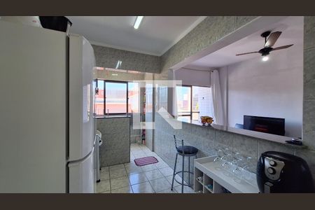 Cozinha  de apartamento para alugar com 1 quarto, 50m² em Cidade Ocian, Praia Grande