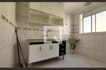 Cozinha de apartamento para alugar com 2 quartos, 49m² em Parque das Nações, Santo André