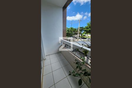 Varanda da Sala de apartamento para alugar com 4 quartos, 140m² em Gonzaga, Santos