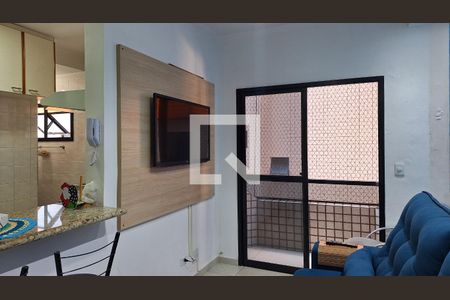 Sala de apartamento para alugar com 2 quartos, 61m² em Vila Tupi, Praia Grande