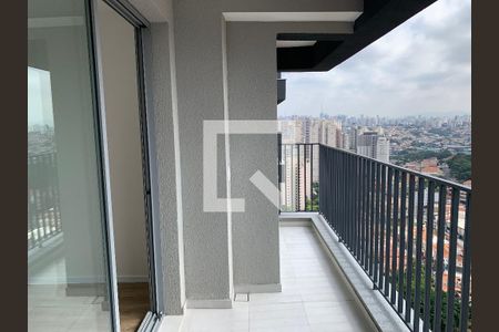Varanda da Sala de apartamento para alugar com 2 quartos, 50m² em Vila Firmiano Pinto, São Paulo