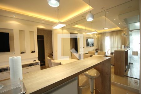 Sala de apartamento à venda com 1 quarto, 46m² em Fazenda Morumbi, São Paulo