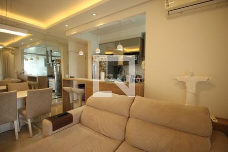 Sala de apartamento à venda com 1 quarto, 46m² em Fazenda Morumbi, São Paulo