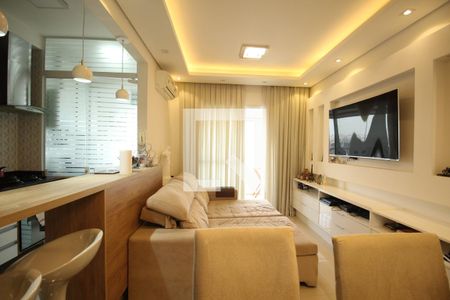 Sala de apartamento à venda com 1 quarto, 46m² em Fazenda Morumbi, São Paulo