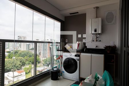 Varanda de apartamento à venda com 1 quarto, 50m² em Mirandópolis, São Paulo