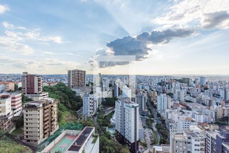 Varanda da Sala de apartamento à venda com 4 quartos, 156m² em Gutierrez, Belo Horizonte