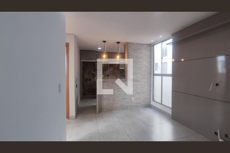 Sala de apartamento para alugar com 2 quartos, 48m² em Chácara Cotia, Contagem