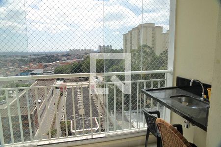 Varanda gourmet de apartamento à venda com 3 quartos, 90m² em Planalto, São Bernardo do Campo